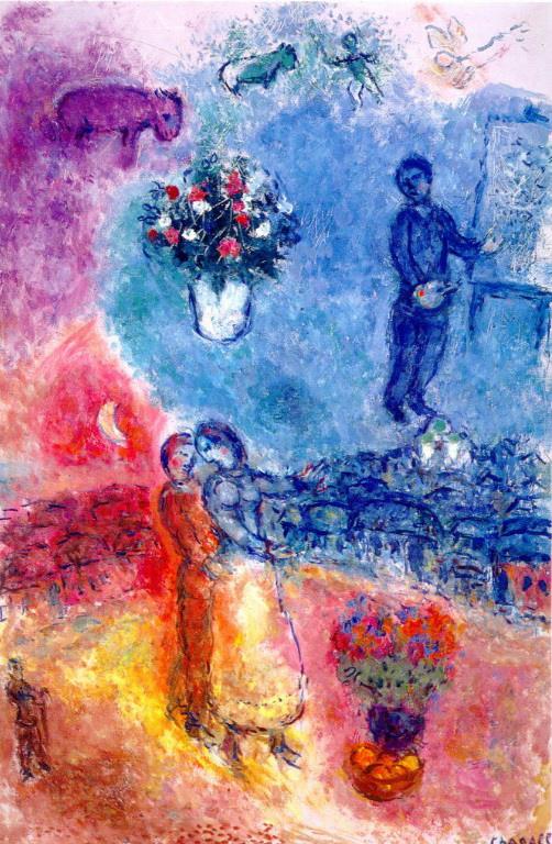 Artiste sur Vitebsk contemporain Marc Chagall Peintures à l'huile
